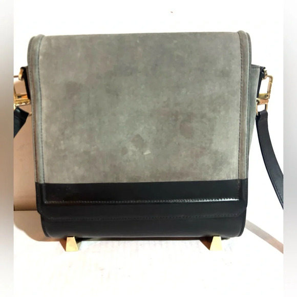 Alexandra wang Gray suede crossbody handbag - Picture 2 of 9